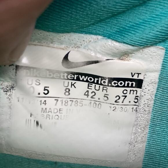 Womens Size 10.5 Nike Free 5.0 TR Flyknit Green Running Athletic Shoes Sneakers - Picture 8 of 8